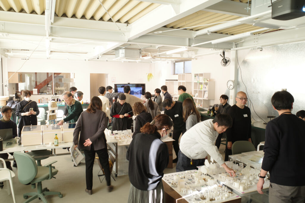 曳舟駅周辺エリアを対象としたワークショップ風景